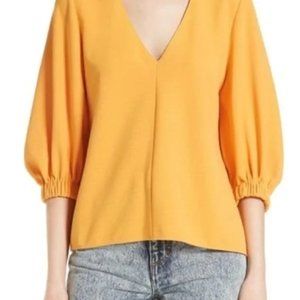 Tibi Structured Crepe Trapeze Top - XXS